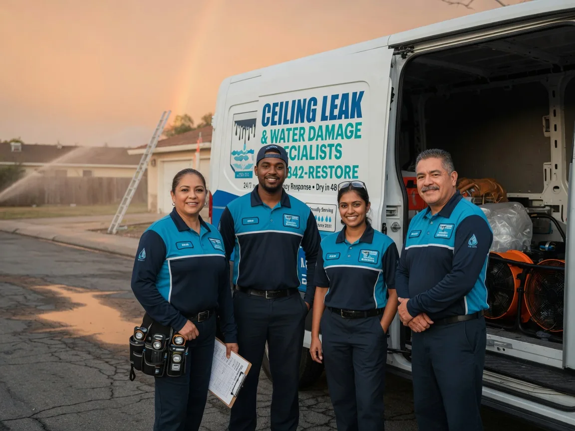 Ceiling Leak Cleanup company in Woodworth, LA