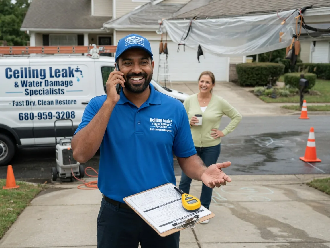 Ceiling Leak Cleanup Woodworth, LA FAQs